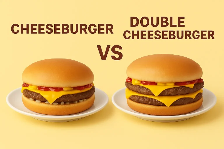 Cheeseburger Vs Double Cheeseburger