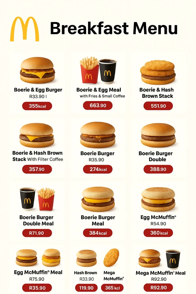 McDonald’s Breakfast Menu Prices