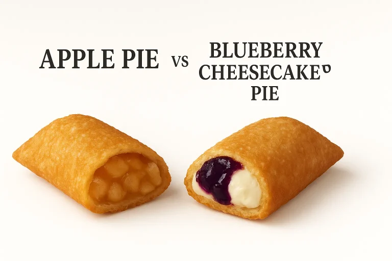 Apple Pie Vs Blueberry & Cheesecake pie