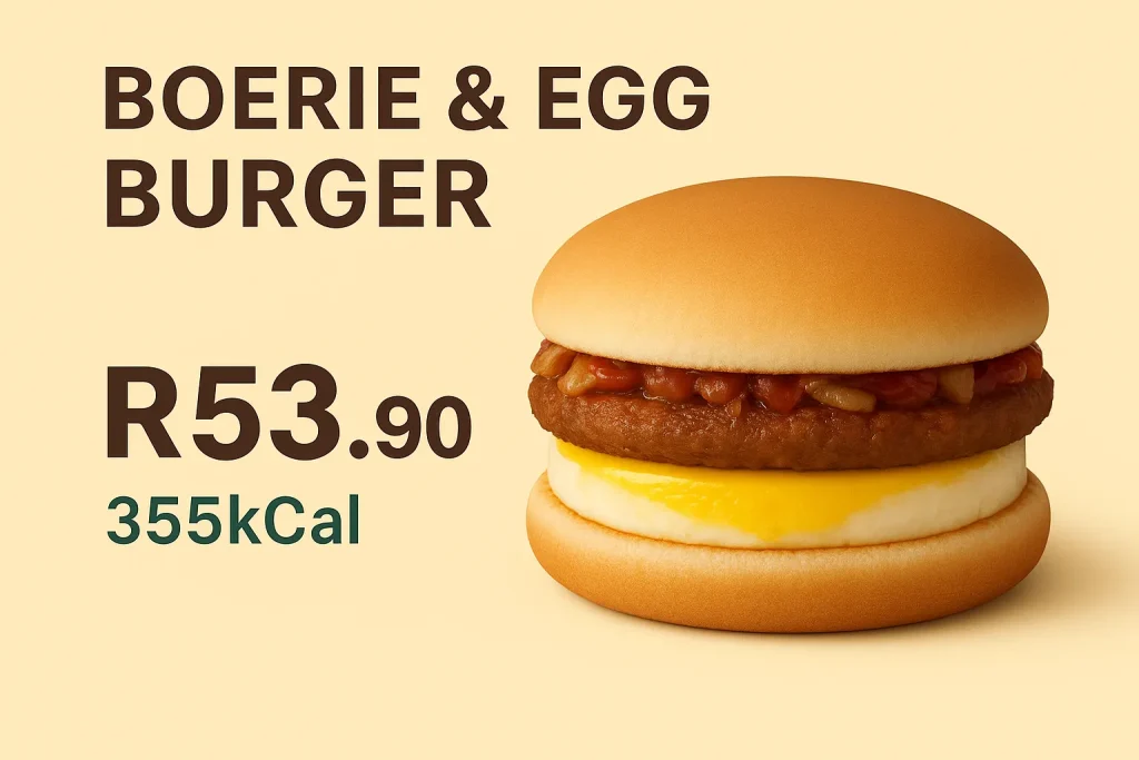 Boerie & Egg Burger