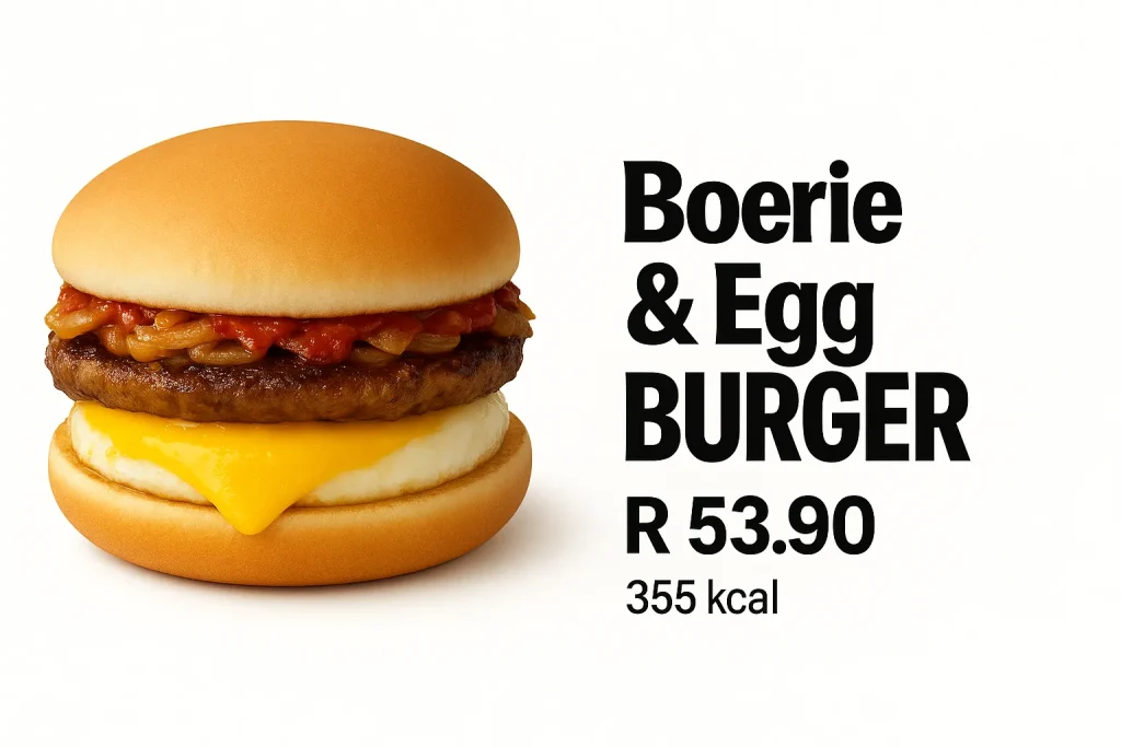 Boerie & Egg Burger