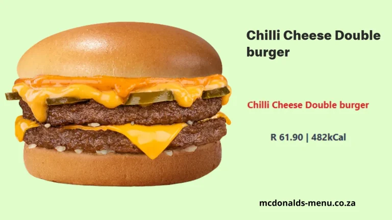 Chilli Cheese Double Burger