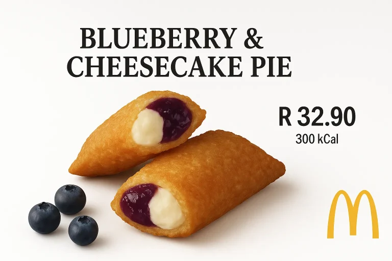 McDonald's Blueberry & Cheesecake pie