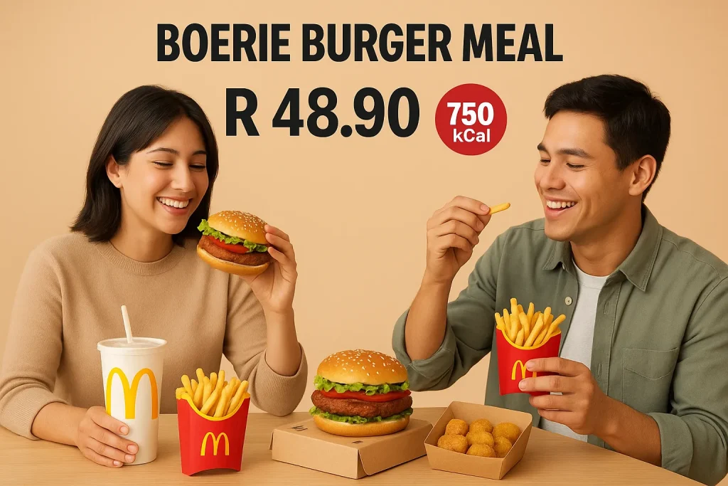 McDonalds Boerie Burger Meal