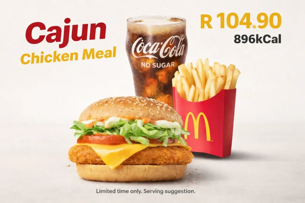McDonalds Cajun Chicken Meal