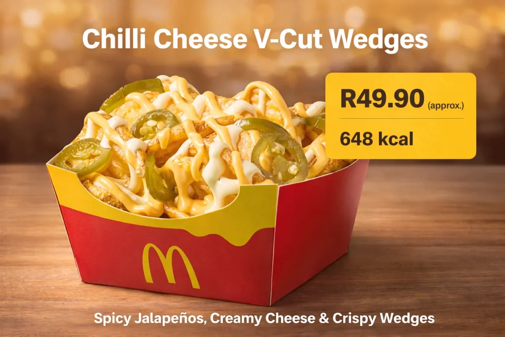 McDonald’s Chilli Cheese V-Cut Wedges prices
