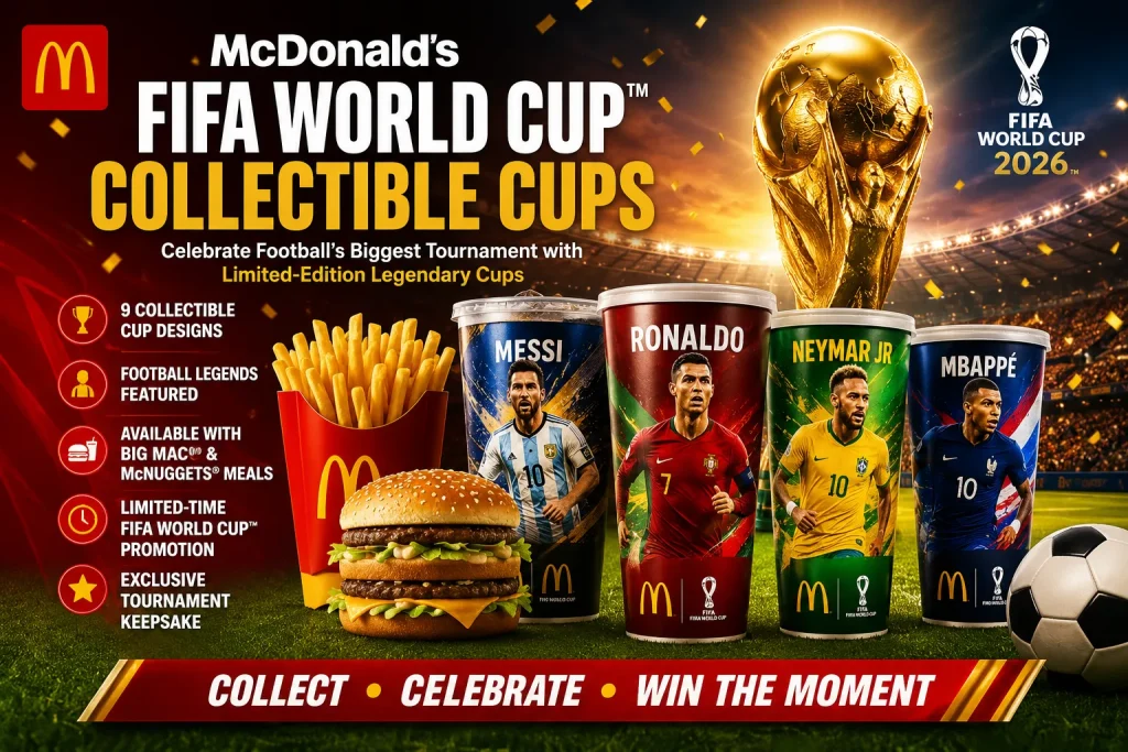 McDonald World Cup Cups
