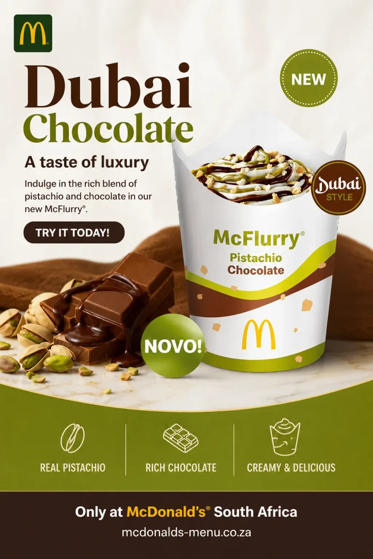 McDonald's Dubai Chocolate